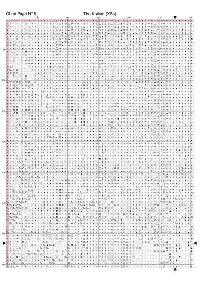 The Kraken patterns are expertly created from art by crannpic under Public Domain CC0 license