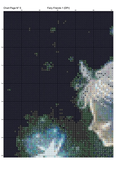 Fairy Friends 1 patterns are expertly created from art by Diego Perez under Public Domain CC0 license