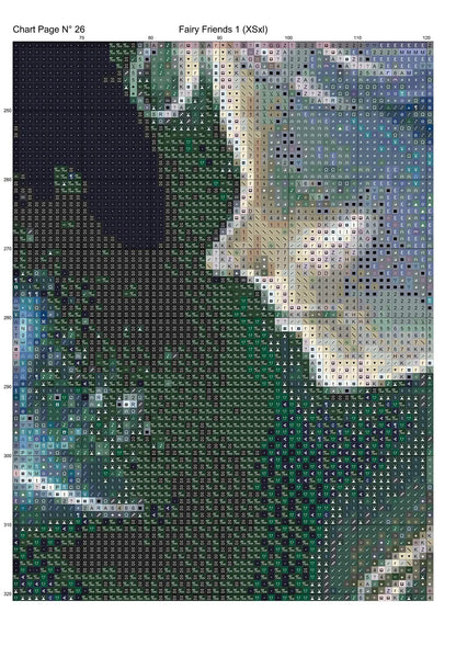 Fairy Friends 1 patterns are expertly created from art by Diego Perez under Public Domain CC0 license