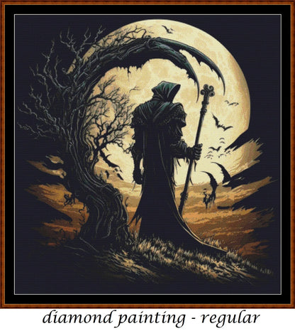 Watching The Full Moon patterns are expertly created from art by Gismi under Public Domain CC0 license