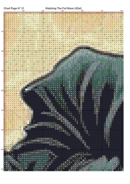 Watching The Full MoonGrim Reaper Death patterns are expertly created from art by Gismi under Public Domain CC0 license