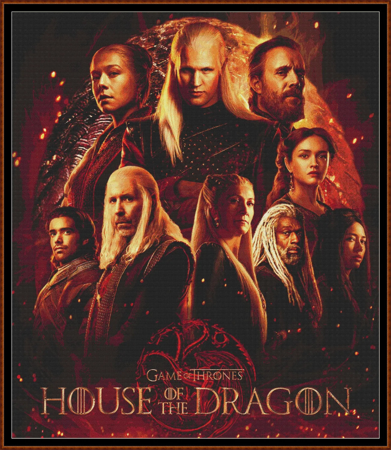 House Of The Dragon are Game Of Thrones patterns are expertly created by Sam