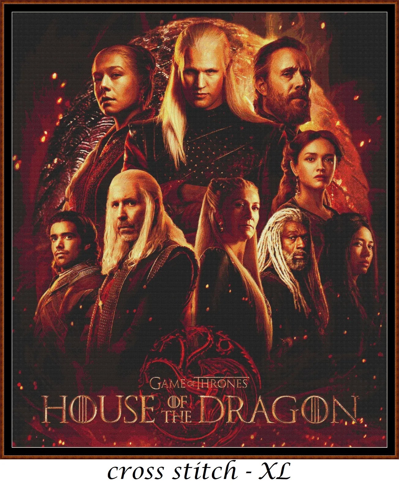House Of The Dragon are Game Of Thrones patterns are expertly created by Sam