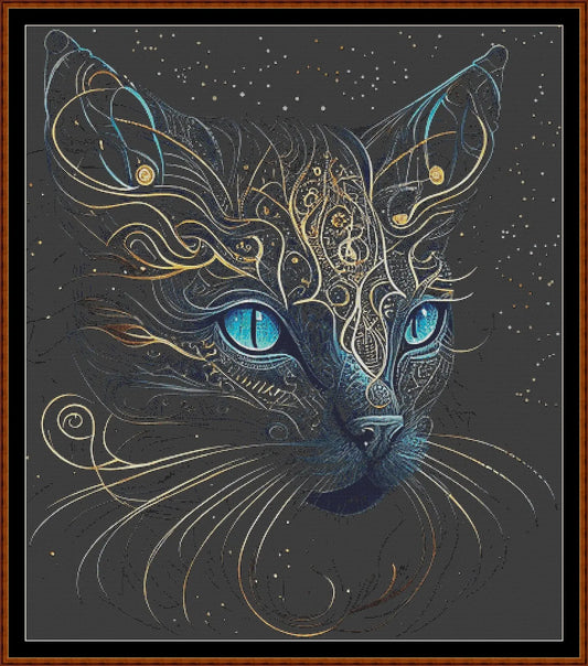 Spirit Cat patterns are expertly created from art by Dorothe (Darkmon_Art) under Public Domain CC0 license