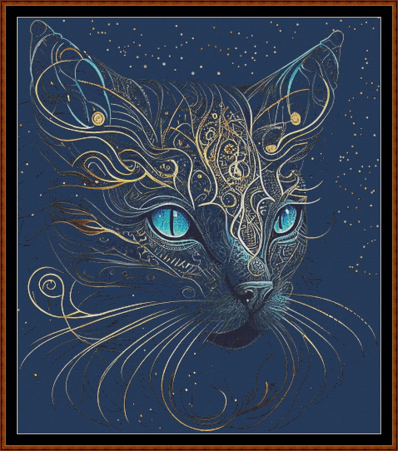 Spirit Cat patterns are expertly created from art by Dorothe (Darkmon_Art) under Public Domain CC0 license