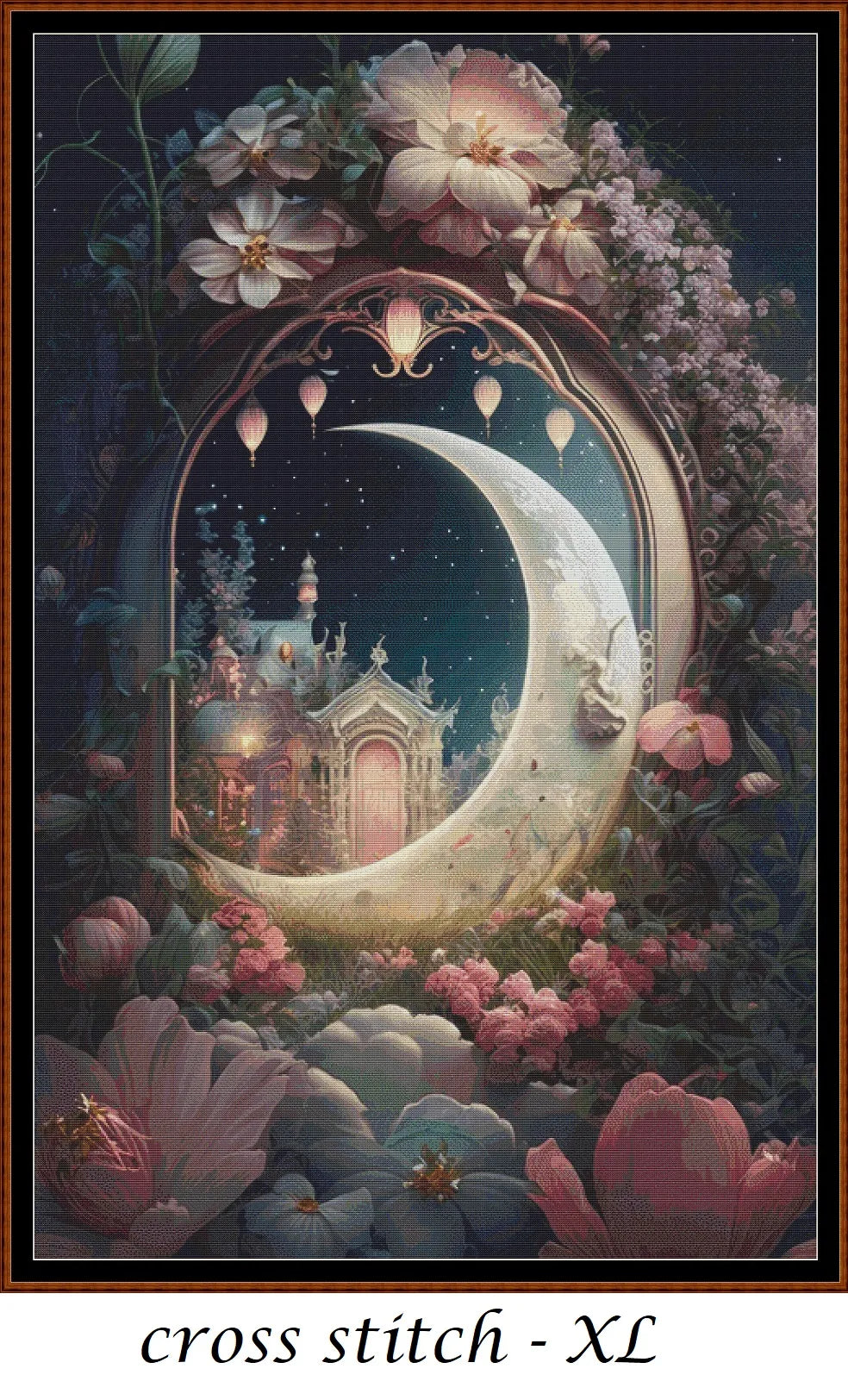Moonlight Doorway patterns are expertly created from art by Gismi under Public Domain CC0 license