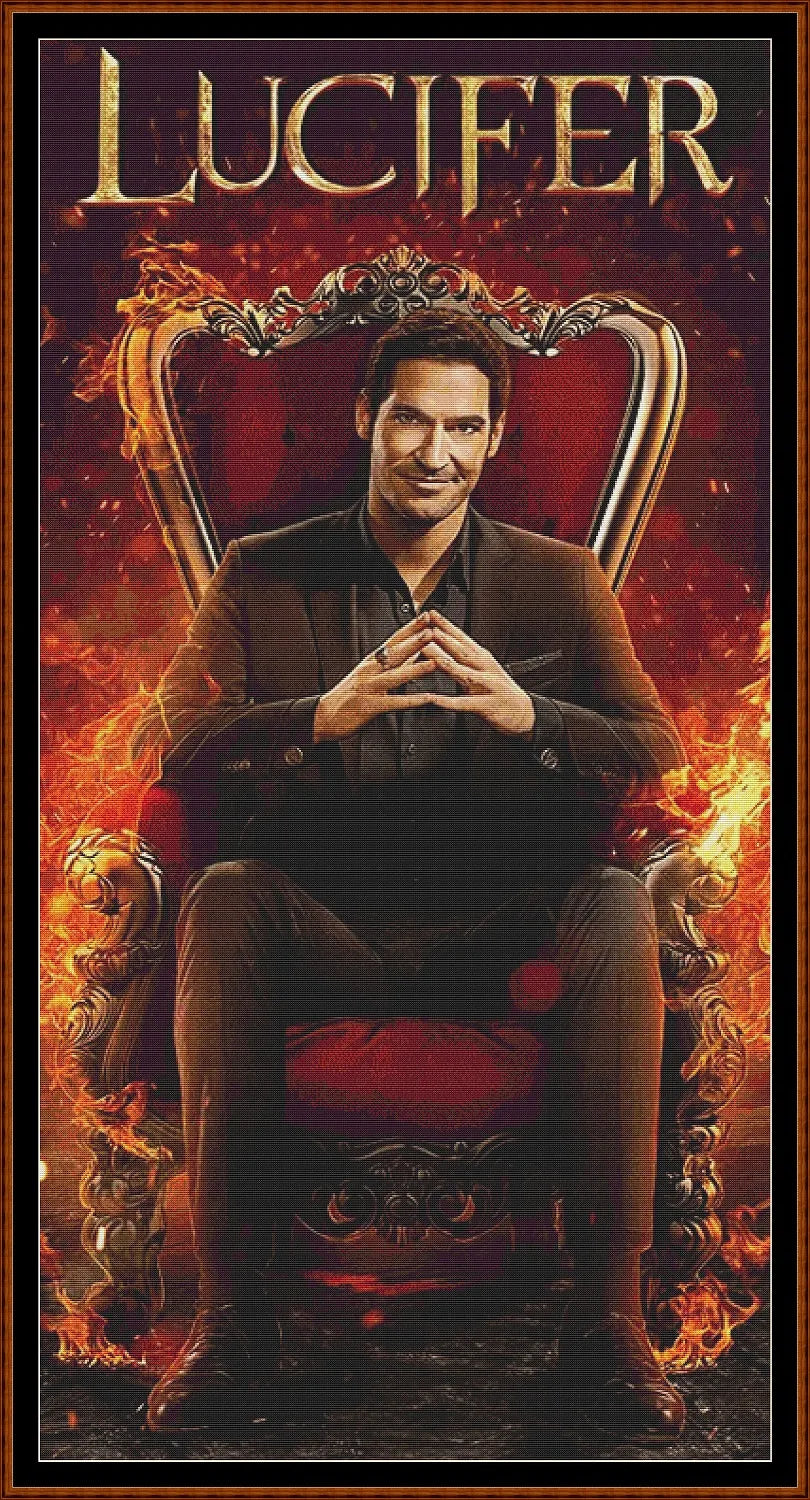 On the Throne patterns are expertly created patterns by Sam and feature Lucifer Morningstar