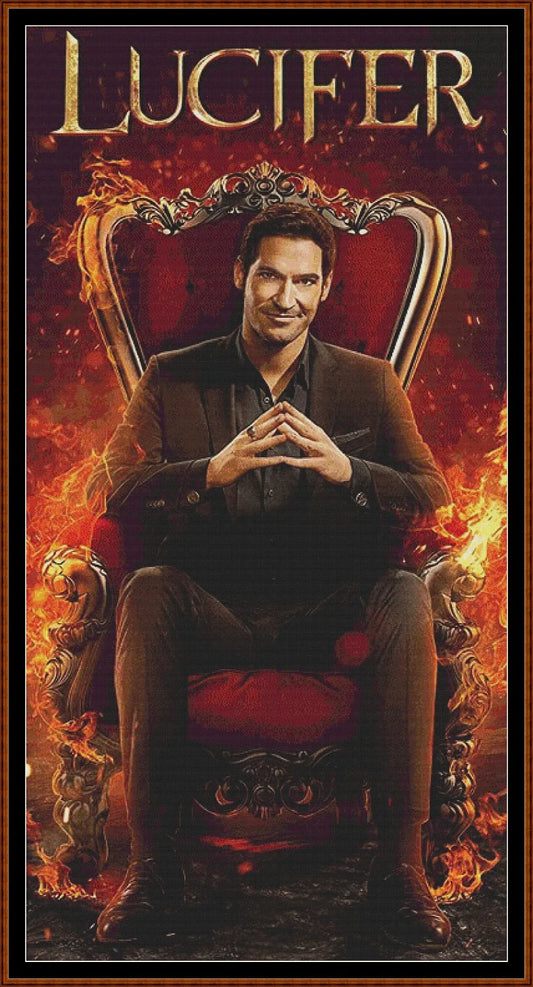 On the Throne patterns are expertly created patterns by Sam and feature Lucifer Morningstar