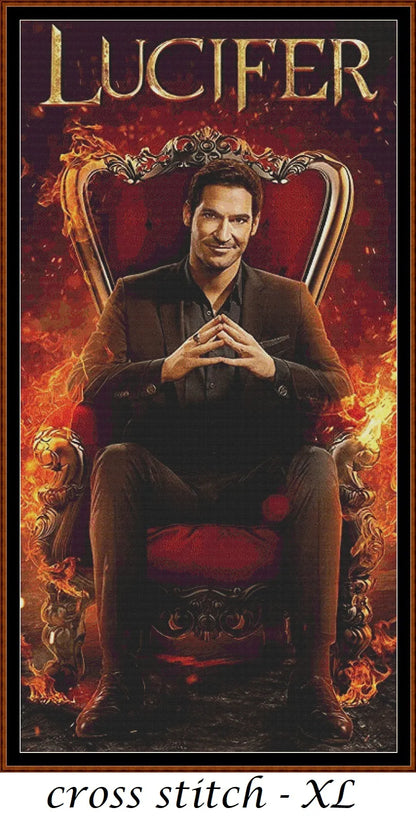 On the Throne patterns are expertly created patterns by Sam and feature Lucifer Morningstar
