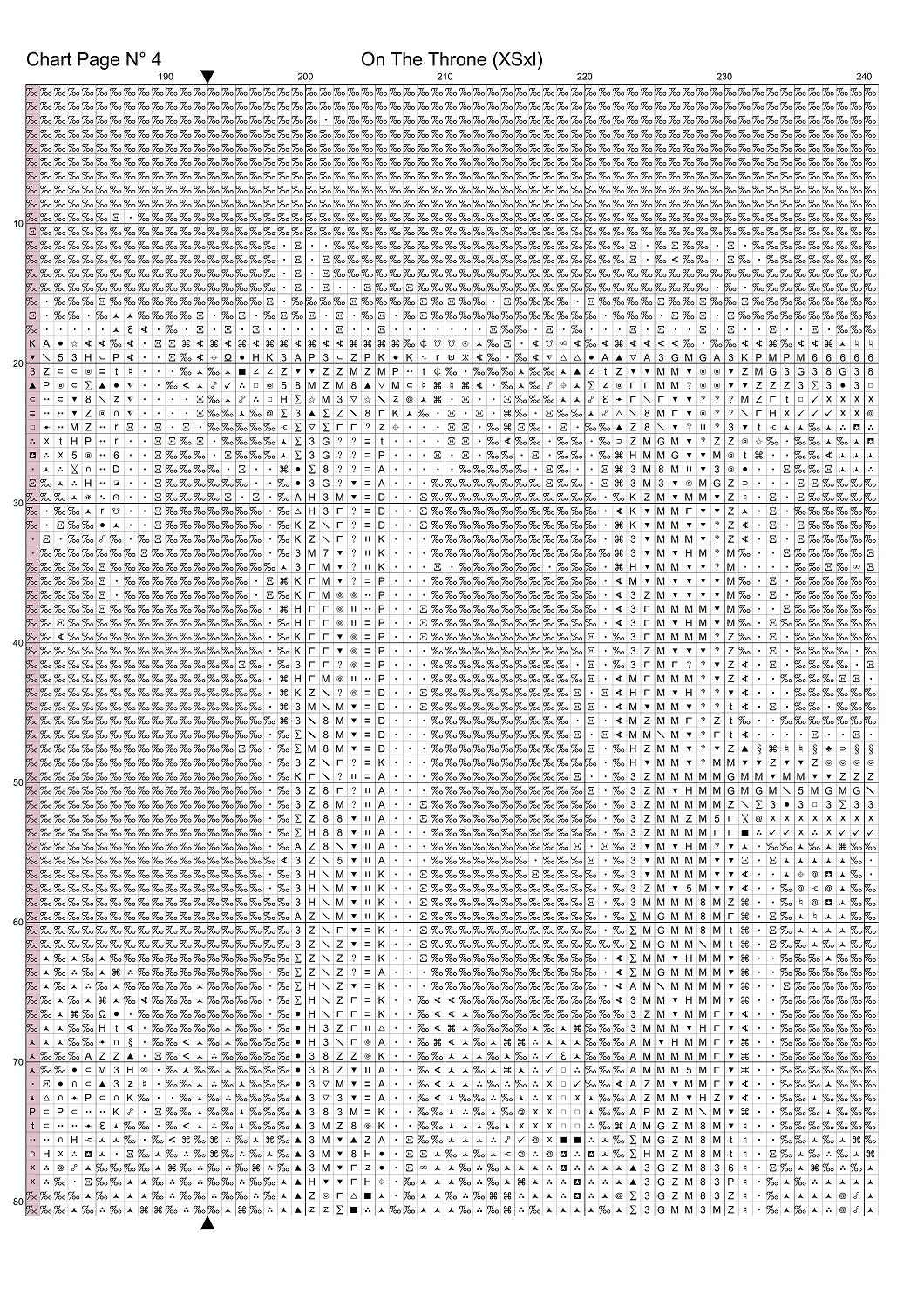 On the Throne patterns are expertly created patterns by Sam and feature Lucifer Morningstar