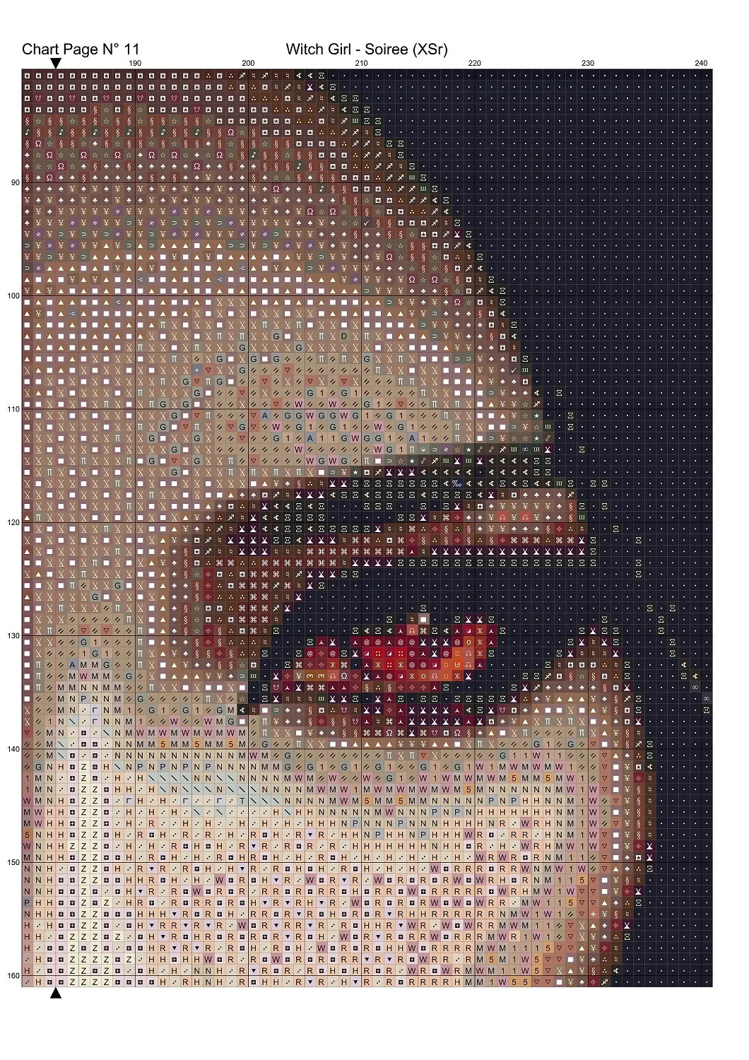 Witch Girl - Soirée  patterns are expertly created from art by Thanh Nguyen under Public Domain CC0 license