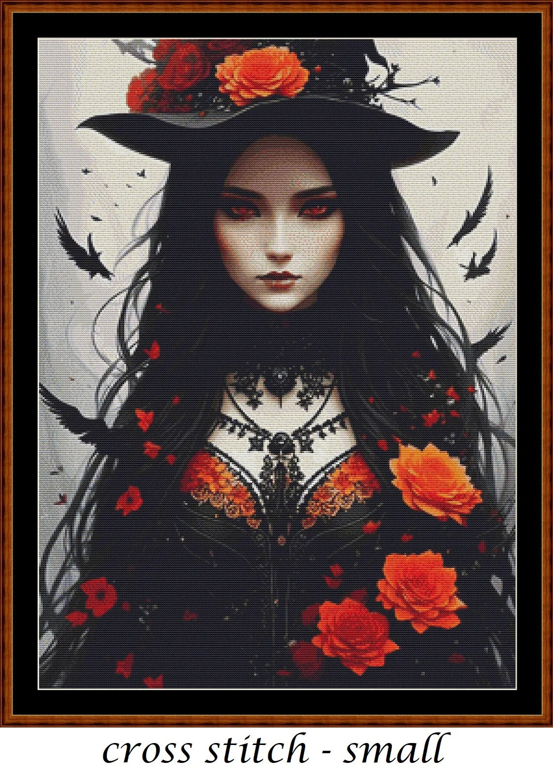 Witch Girl - Soirée  patterns are expertly created from art by Thanh Nguyen under Public Domain CC0 license