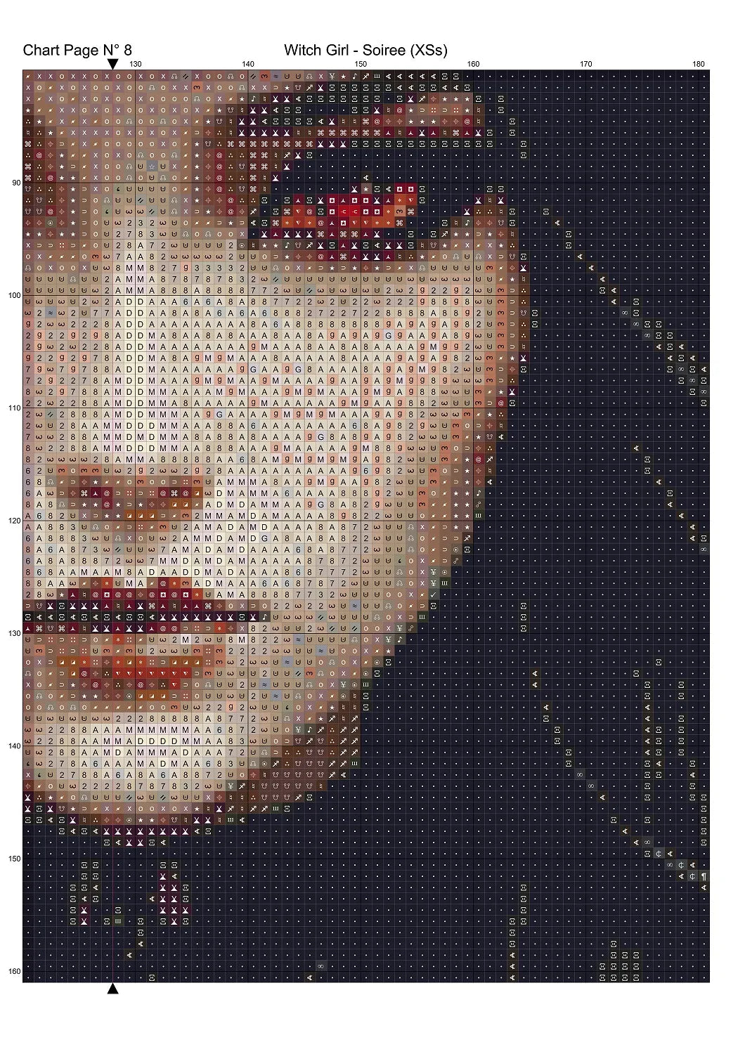 Witch Girl - Soirée  patterns are expertly created from art by Thanh Nguyen under Public Domain CC0 license