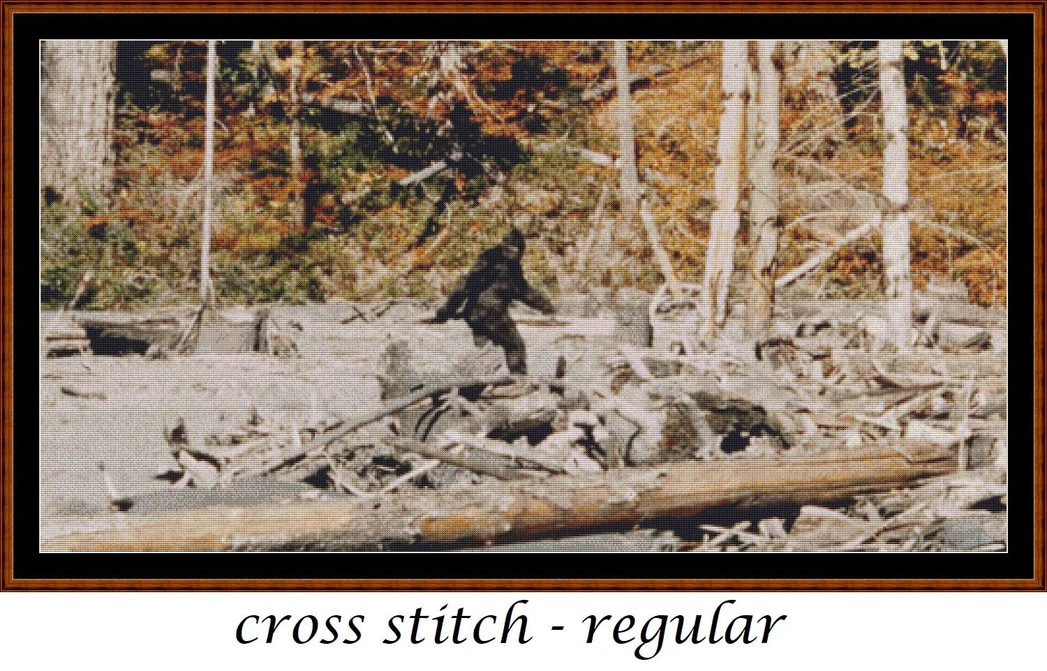 Spotting Bigfoot patterns are expertly created by Sam