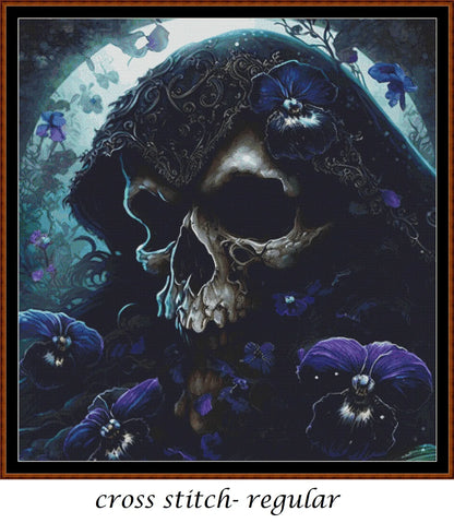 Iris Reaper grim reaper death patterns are expertly created from art by Gismi under Public Domain CC0 license