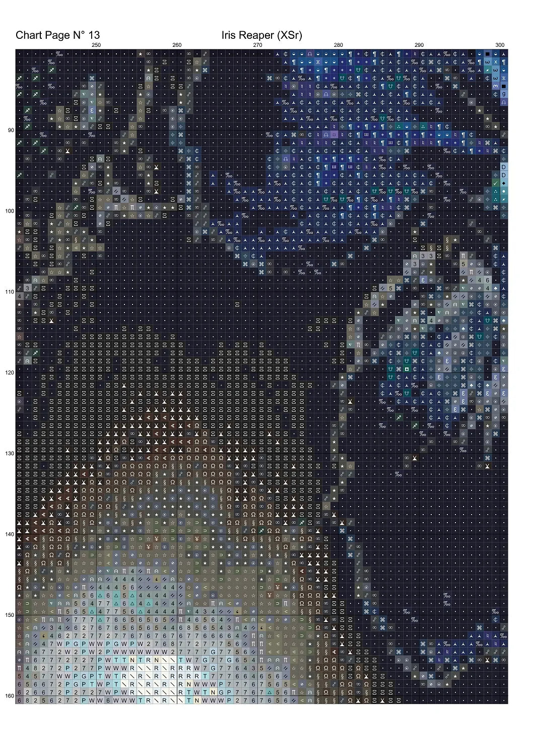 Iris Reaper grim reaper death patterns are expertly created from art by Gismi under Public Domain CC0 license