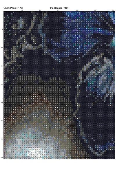 Iris Reaper grim reaper death patterns are expertly created from art by Gismi under Public Domain CC0 license
