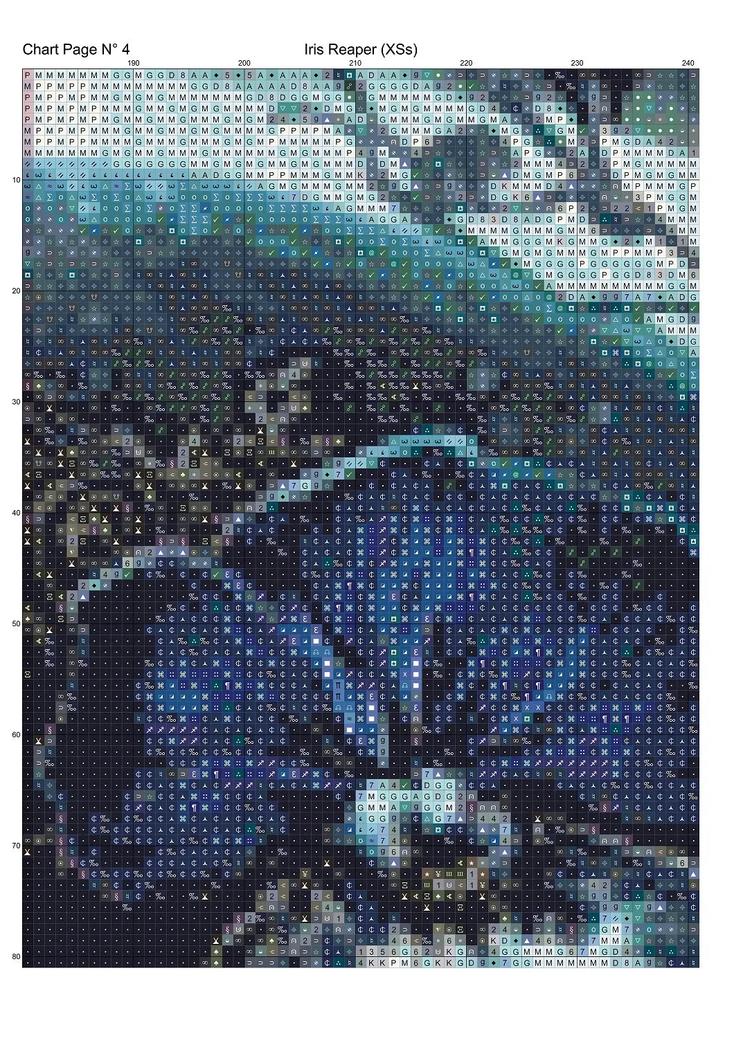 Iris Reaper grim reaper death patterns are expertly created from art by Gismi under Public Domain CC0 license