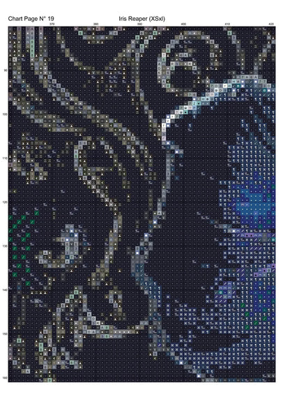 Iris Reaper grim reaper death patterns are expertly created from art by Gismi under Public Domain CC0 license
