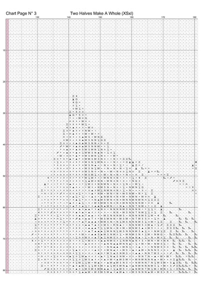 Two Halves Make A Whole cross stitch patterns are a sun and moon design expertly created from art by Gismi under Public Domain CC0 license