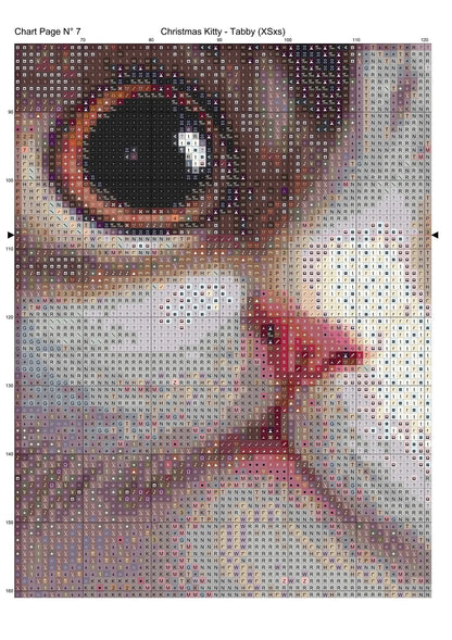 Christmas Kitty - Tabby patterns are expertly created from art by Dorothe (Darkmoon_Art) under Public Domain CC0 license Christmas Kitty - Tabby is a cute seasonal cat pattern