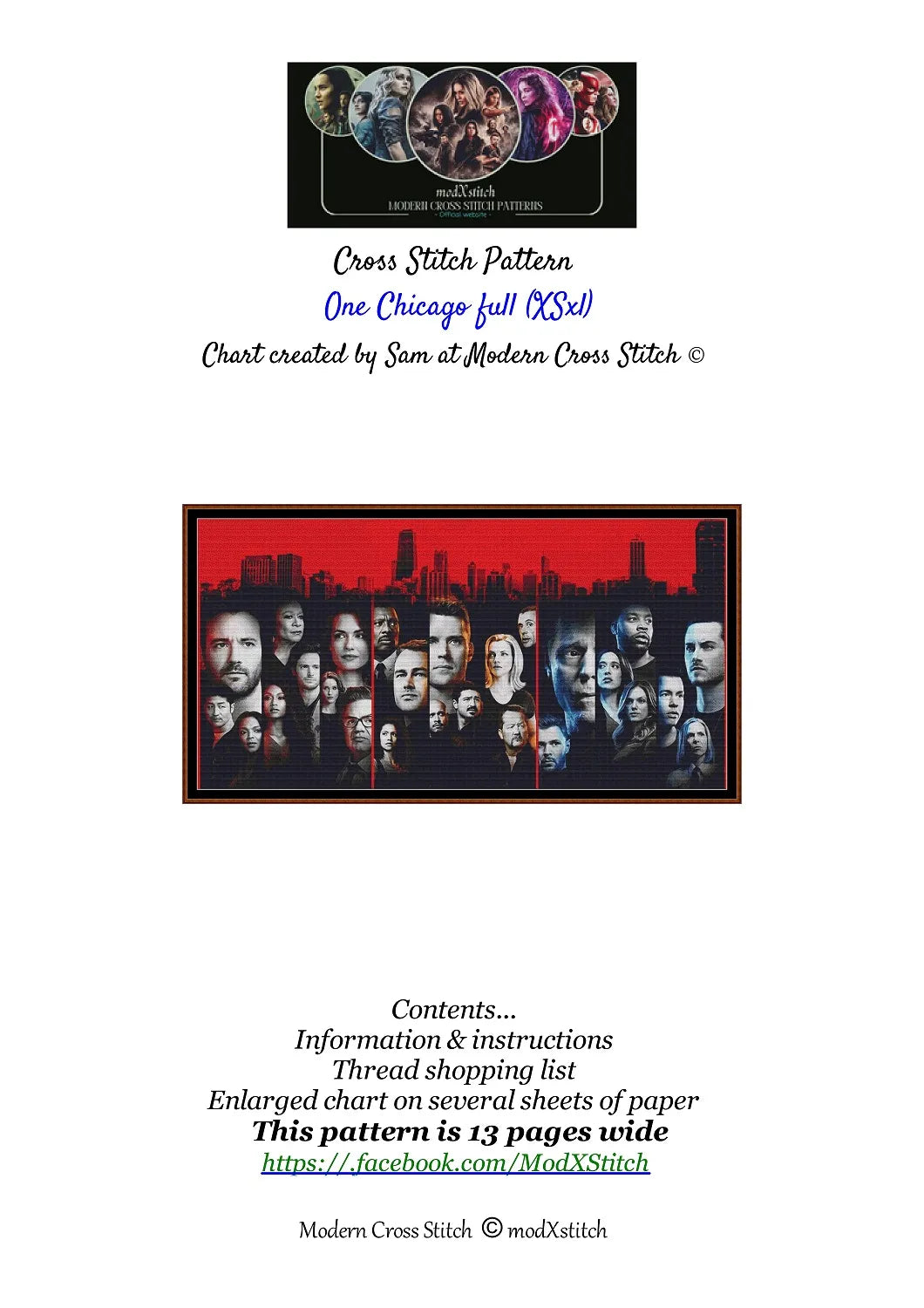 One Chicago - full TV crime and medical drama patterns are expertly created by Sam Including Chicago Med, Chicago Fire & Chicago PD
