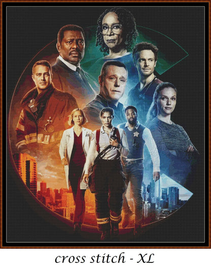 One Chicago TV patterns are expertly created by Sam Including Chicago Med, Chicago Fire & Chicago PD