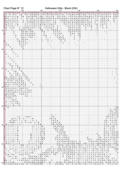Halloween Kitty - Black patterns are expertly created from art by DC Williams under Public Domain CC0 license Halloween Kitty - Black is a cute seasonal cat pattern