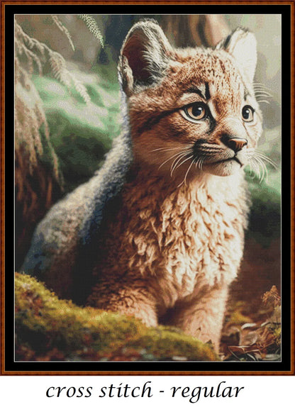 Forest Creatures - Cougarpatterns are expertly created from art by Alan Frijins under Public Domain CC0 license