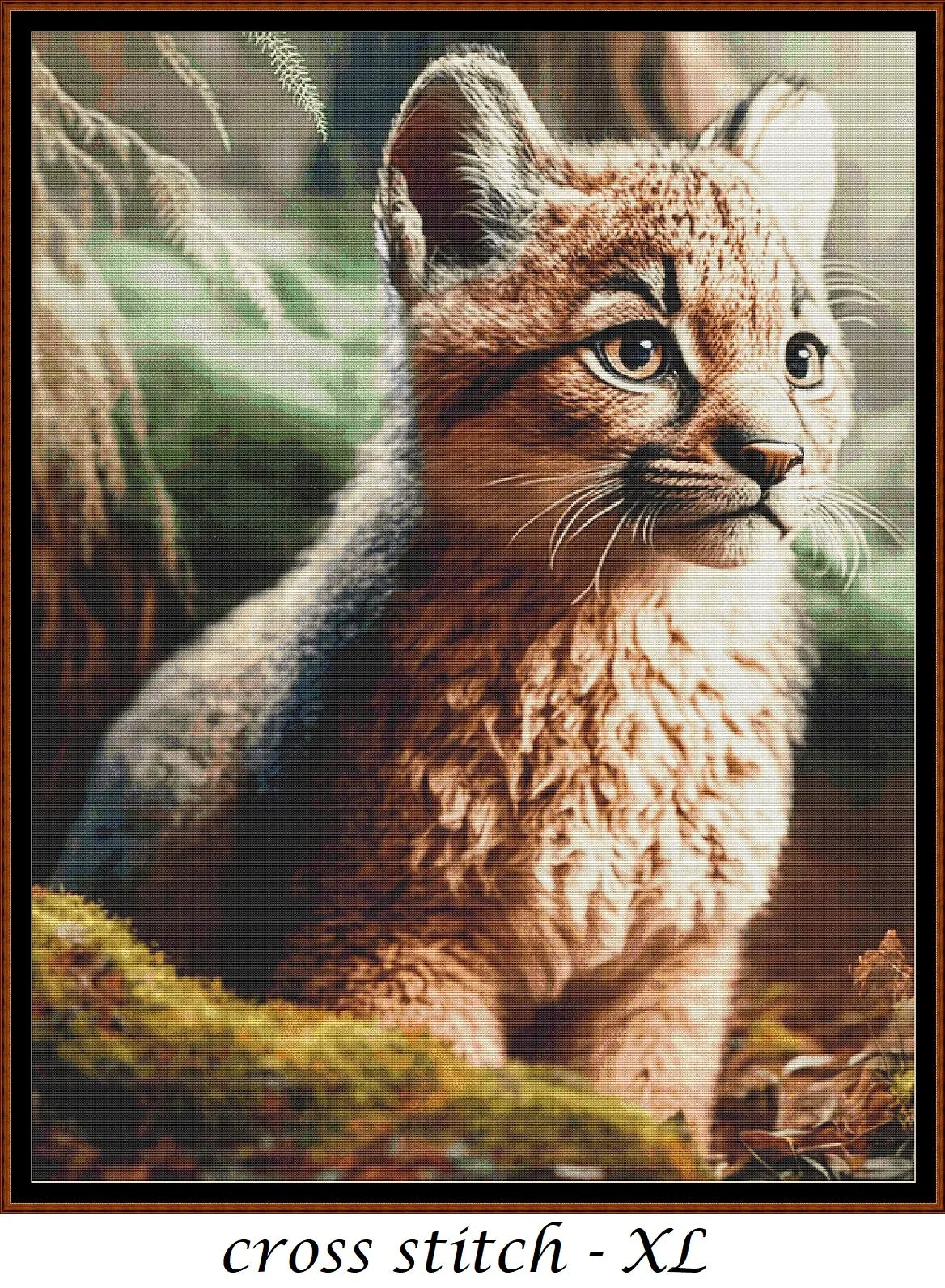 Forest Creatures - Cougarpatterns are expertly created from art by Alan Frijins under Public Domain CC0 license