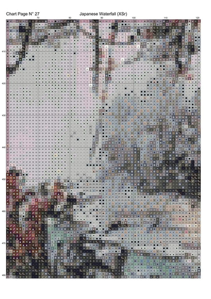 Japanese Waterfall patterns are expertly created by Sam