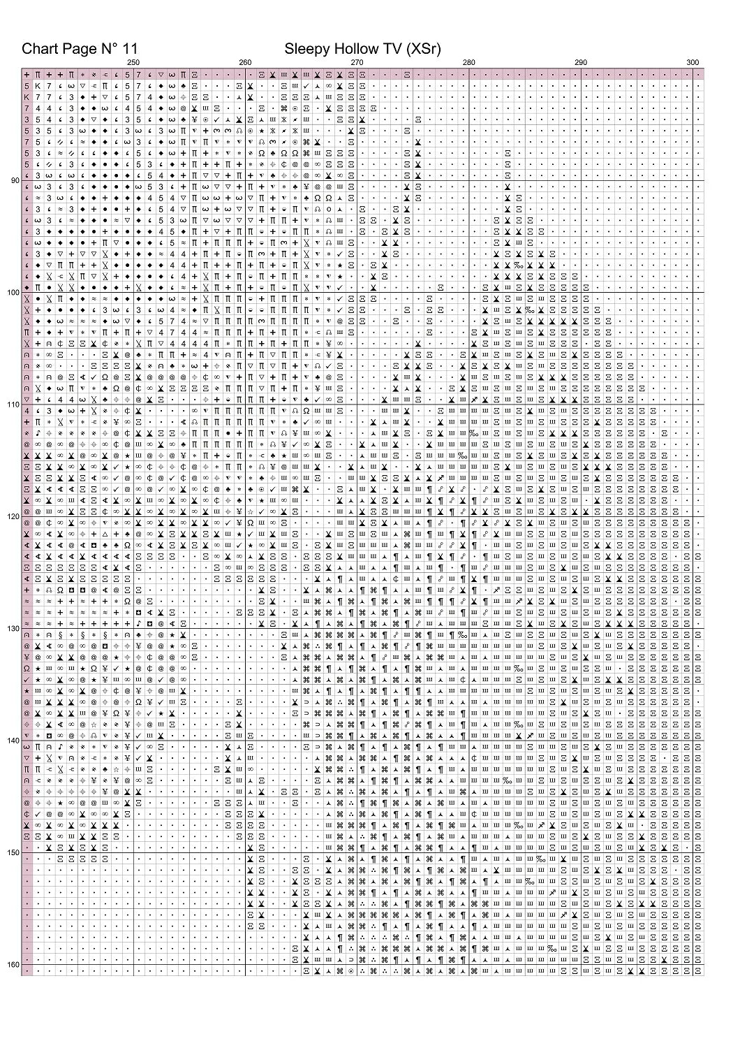 Sleepy Hollow patterns are expertly created by Sam