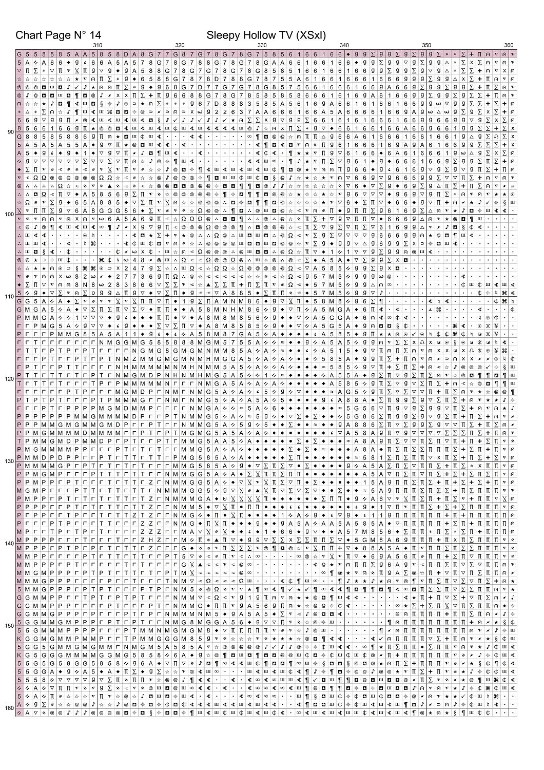Sleepy Hollow patterns are expertly created by Sam