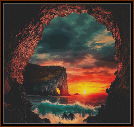 Cave Entrance 1 patterns are expertly created from art by Alan Frijins under Public Domain CC0 license