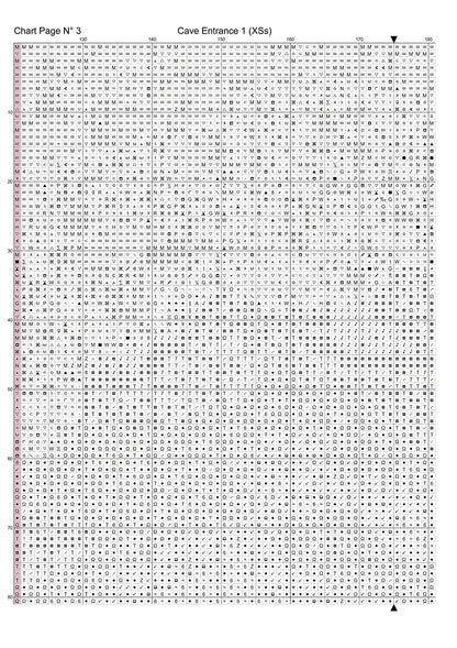 Cave Entrance 1 patterns are expertly created from art by Alan Frijins under Public Domain CC0 license