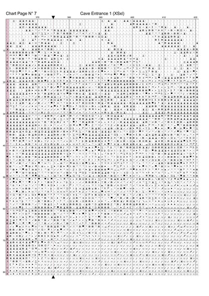 Cave Entrance 1 patterns are expertly created from art by Alan Frijins under Public Domain CC0 license