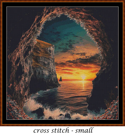 Cave Entrance 2 patterns are expertly created from art by Alan Frijins under Public Domain CC0 license