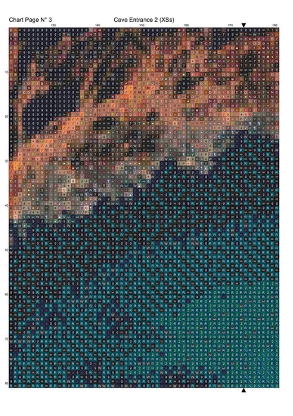 Cave Entrance 2 patterns are expertly created from art by Alan Frijins under Public Domain CC0 license