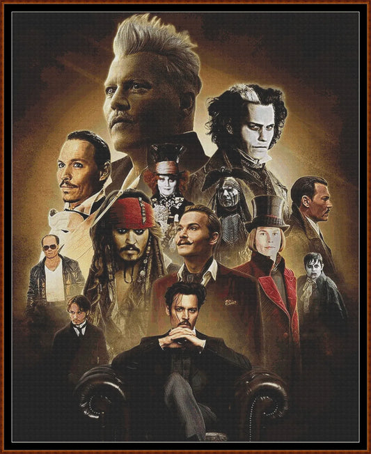 The Legend That Is... Johnny cross stitch patterns are expertly created by Sam