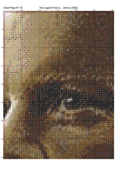 The Legend That Is... Johnny cross stitch patterns are expertly created by Sam