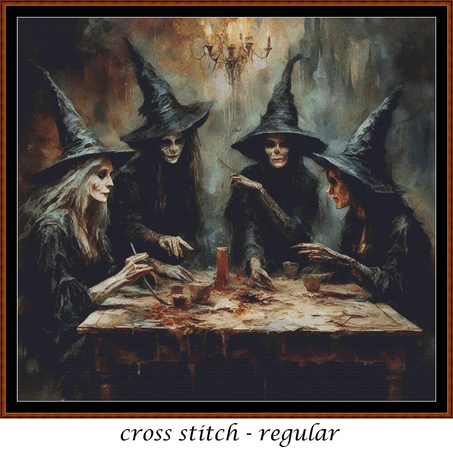 Expertly created from art by Mike Singleton, under Public Domain CC0 license, The Last Castle patterns. The Old Ones is a fantasy scene cross stitch pattern that comes as a full coverage pattern with no back-stitching. The Old Ones is available in 2 different design sizes - cross stitch regular & XL And each sale includes both B&W and colour charts