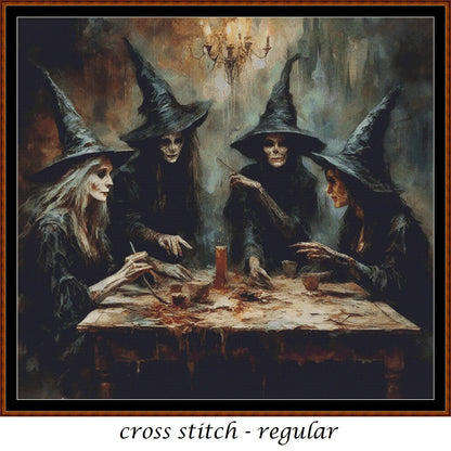 Expertly created from art by Mike Singleton, under Public Domain CC0 license, The Last Castle patterns. The Old Ones is a fantasy scene cross stitch pattern that comes as a full coverage pattern with no back-stitching. The Old Ones is available in 2 different design sizes - cross stitch regular & XL And each sale includes both B&W and colour charts
