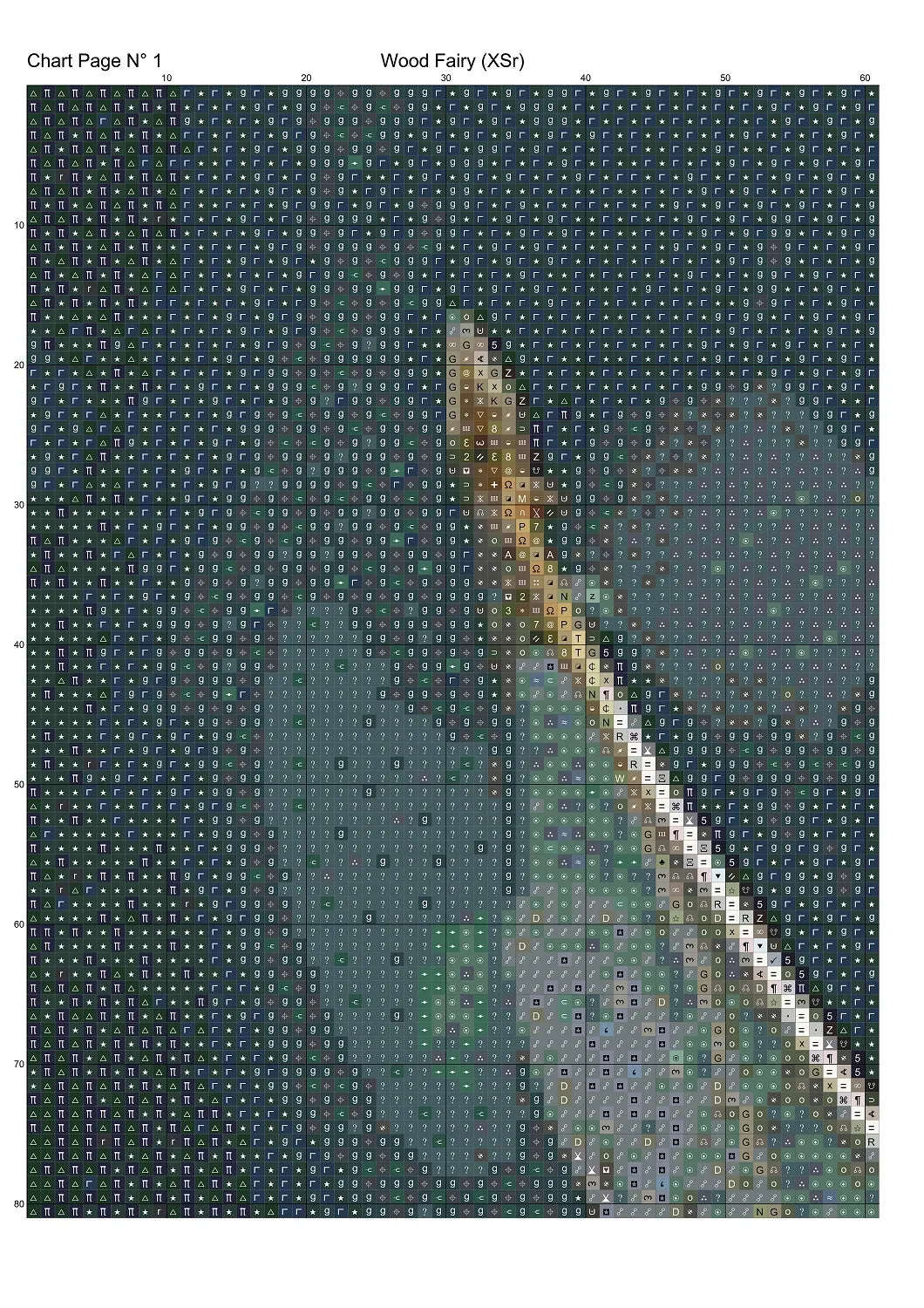 Expertly created from art by Vilius Kuknauskas, under Public Domain CC0 license, Monuments patterns. Wood Fairy is a fantasy scene cross stitch pattern that comes as a full coverage pattern with no back-stitching. Wood Fairy is available in 2 different design sizes - cross stitch regular & XL And each sale includes both B&W and colour charts