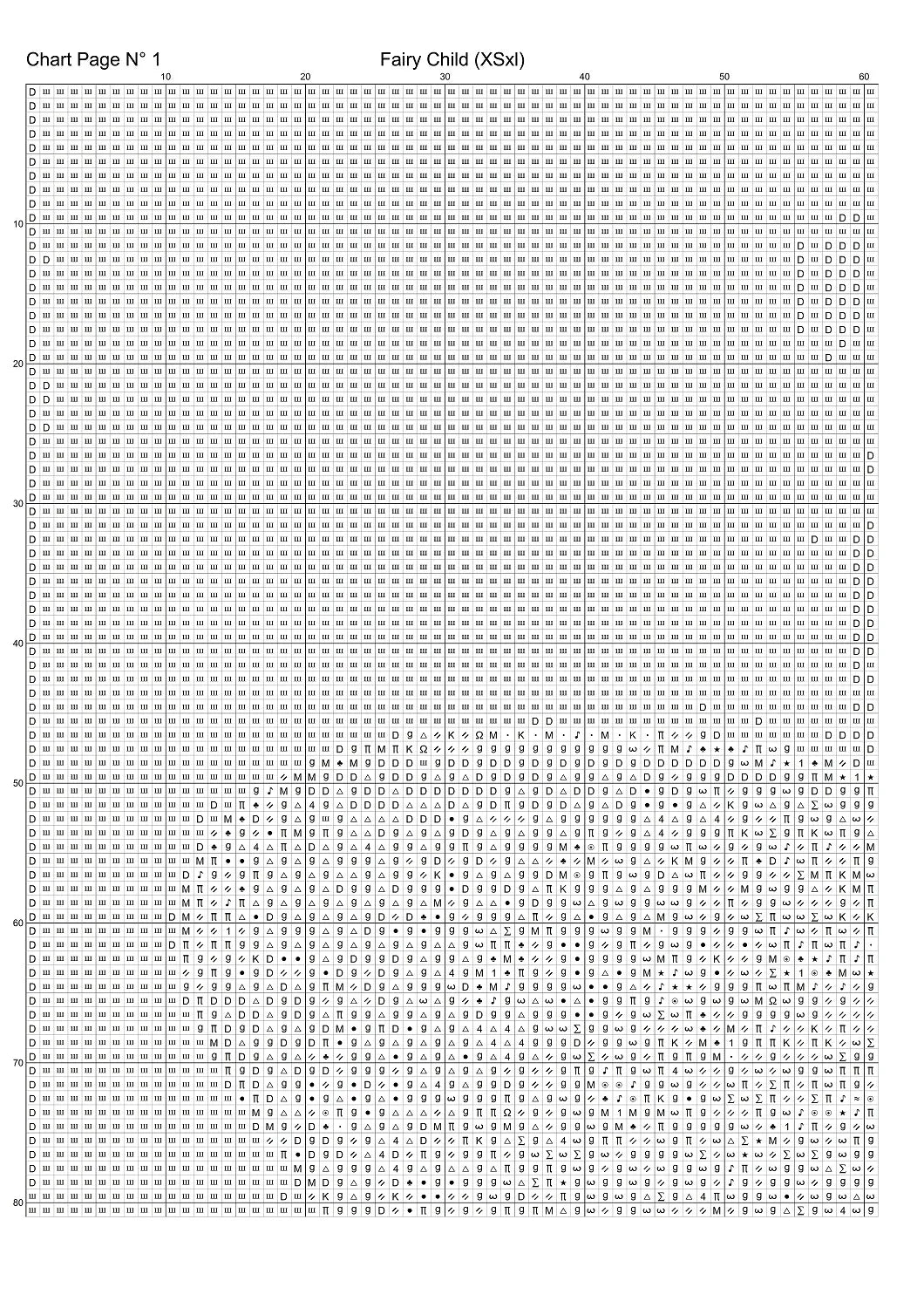 Expertly created from art by Vilius Kuknauskas, under Public Domain CC0 license, Fairy Child cross stitch patterns. Fairy Child is a fantasy scene pattern that comes as a full coverage pattern with no back-stitching. Fairy Child is available in 2 different design sizes - cross stitch regular & XL And each sale includes both B&W and colour charts