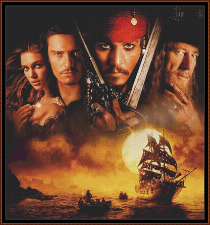 Pirates 1 cross stitch patterns expertly created by Sam Pirates 1 is a swash-buckling cross stitch pattern that comes as a full coverage pattern with no back-stitching. Additionally, the Original Four is available in 2 different design sizes - cross stitch regular & XL And each sale includes both B&W and colour charts