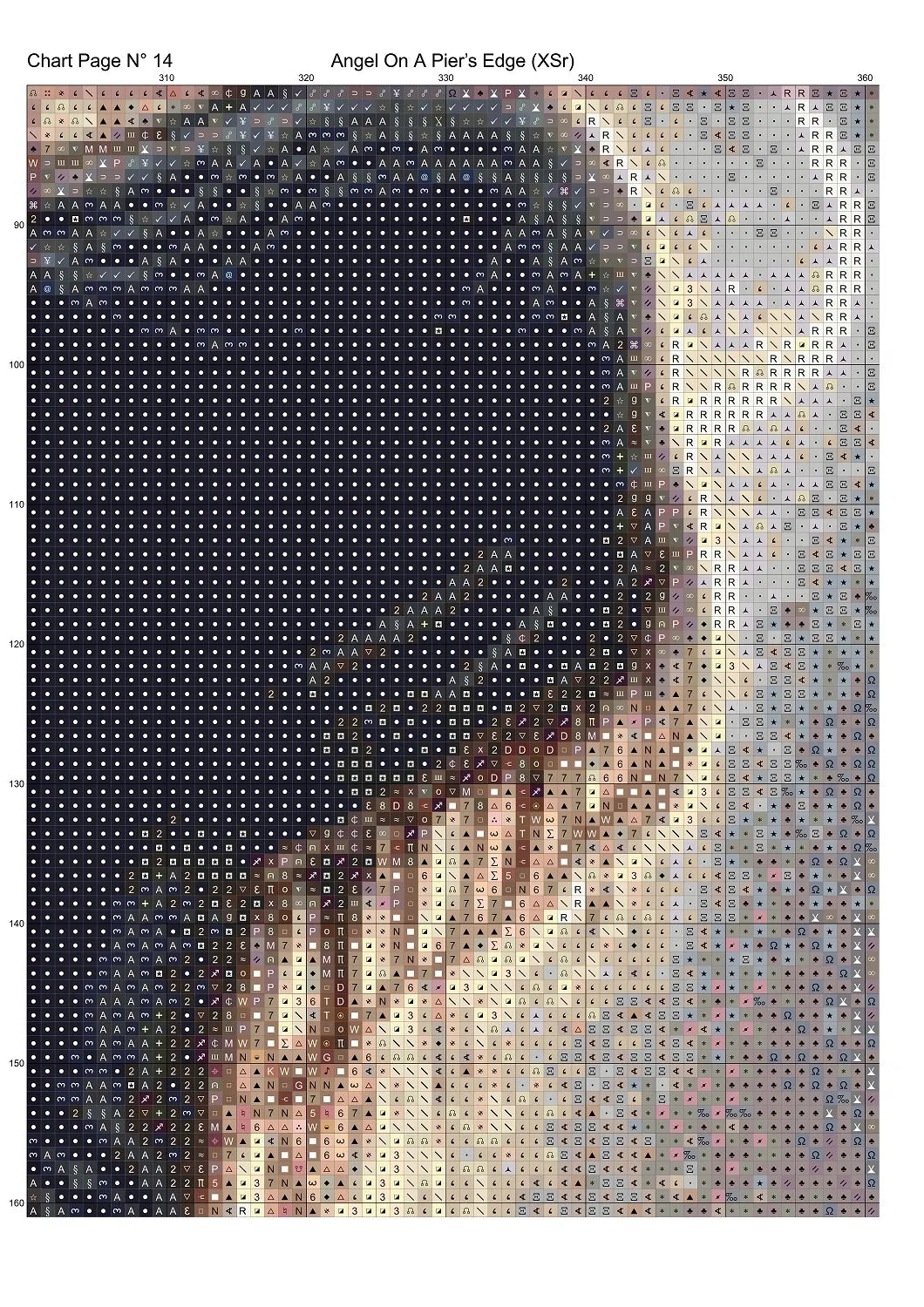Expertly created from art by Keila Maria, under Public Domain CC0 license, Angel On A Pier's Edge patterns. Angel On A Pier's Edge is a fantasy scene pattern that comes as a full coverage pattern with no back-stitching. Angel On A Pier's Edge is available in 2 different design sizes - cross stitch regular & XL And each sale includes both B&W and colour charts