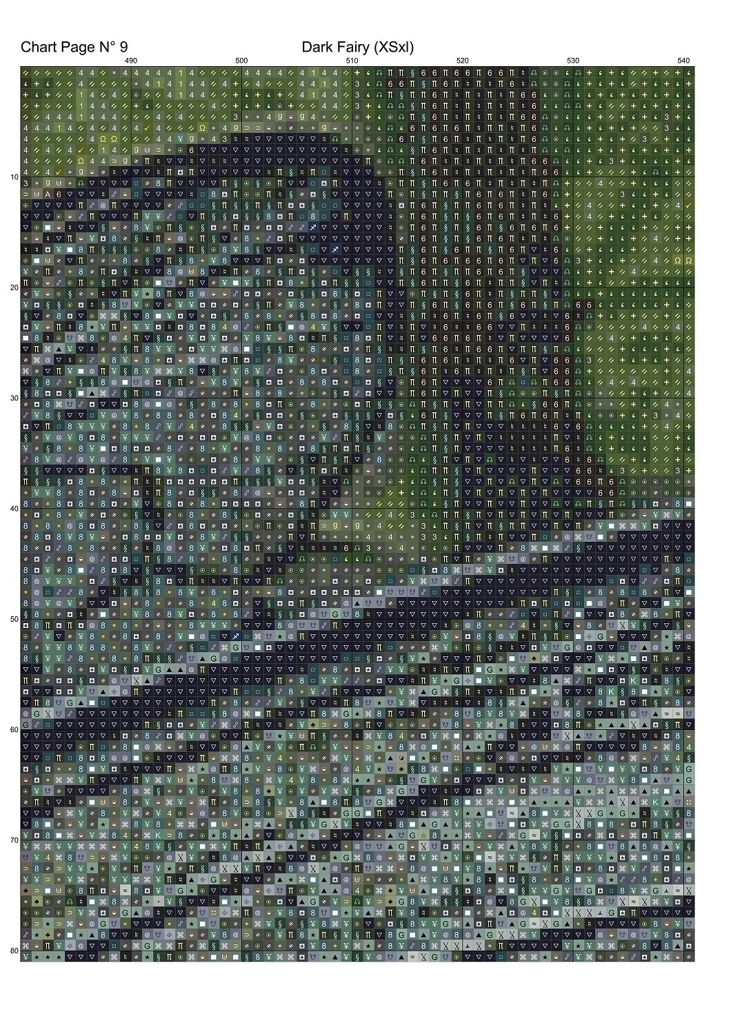 Expertly created from art by Ennaej, under Public Domain CC0 license,Dark Fairy patterns. Dark Fairy is a fantasy scene pattern that comes as a full coverage pattern with no back-stitching. Additionally, Dark Fairy  is available in 2 different design sizes - cross stitch regular & XL And each sale includes both B&W and colour charts