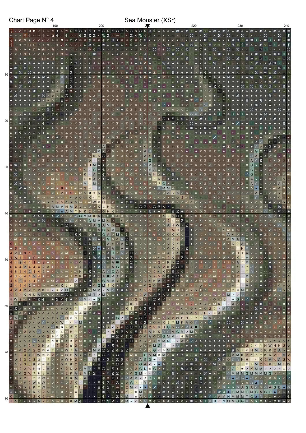 Expertly created from art by Keila Maria, under Public Domain CC0 license, Sea Monster patterns. Sea Monster is an impressive sea dragon pattern that comes as a full coverage pattern with no back-stitching. Additionally, Sea Monster is available in 2 different design sizes - cross stitch regular & XL And each sale includes both B&W and colour charts