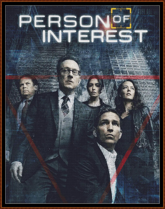 Expertly created by Sam, Person Of Interest patterns. Person Of Interest is an action TV show pattern that comes as a full coverage pattern with no back-stitching. Additionally, Person Of Interest is available in 2 different design sizes - cross stitch regular & XL And each sale includes both B&W and colour charts