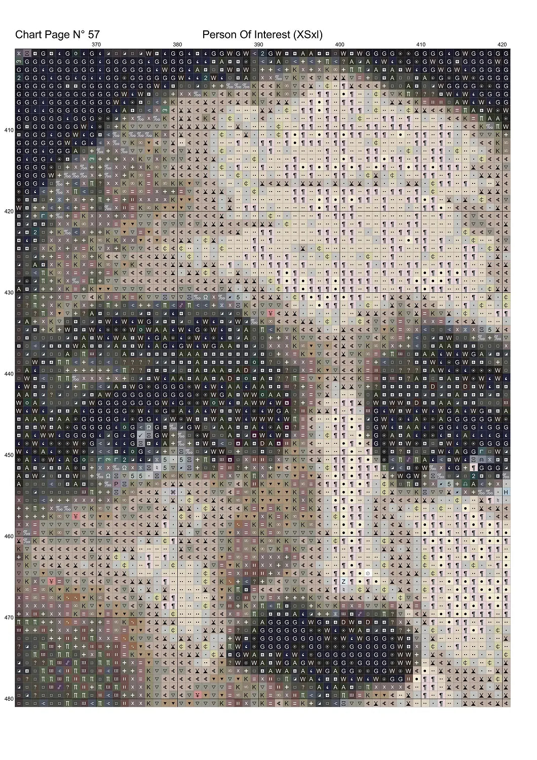 Expertly created by Sam, Person Of Interest patterns. Person Of Interest is an action TV show pattern that comes as a full coverage pattern with no back-stitching. Additionally, Person Of Interest is available in 2 different design sizes - cross stitch regular & XL And each sale includes both B&W and colour charts